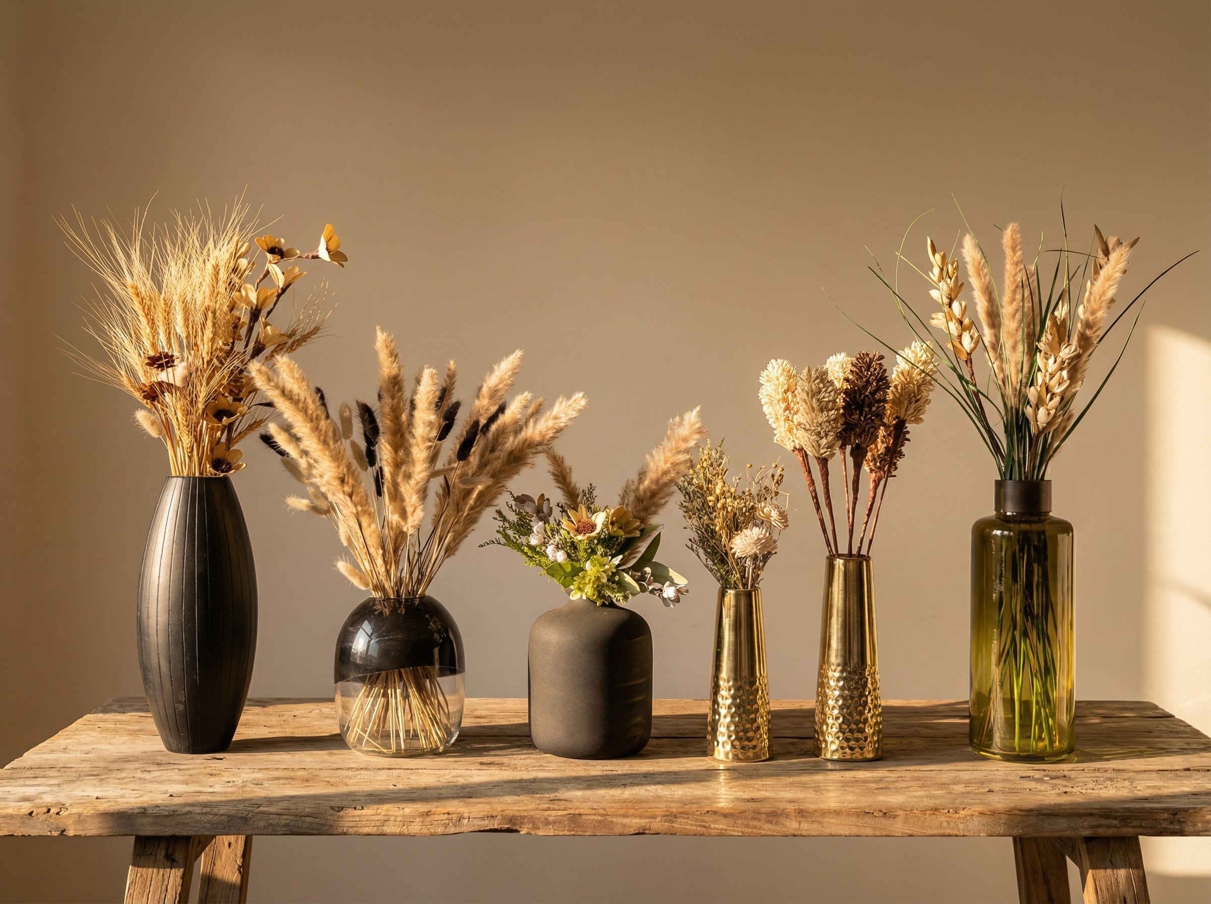 How to Style Dried Flowers in Modern Homes (Room-by-Room Guide)