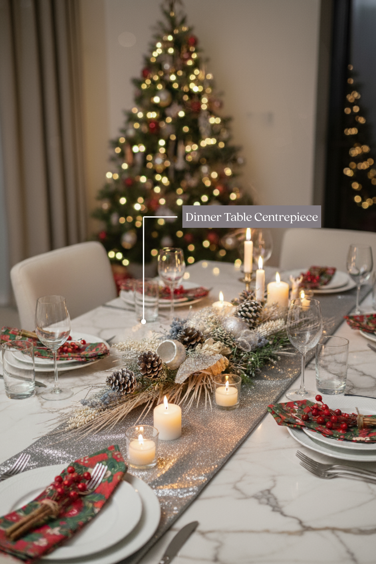 Winter Table Decor