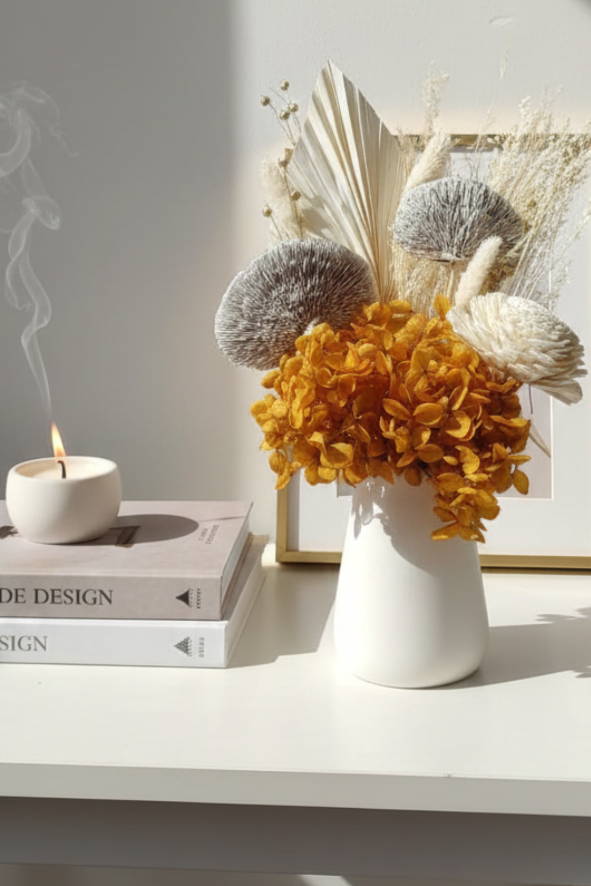 Apricot Dried Flower Set