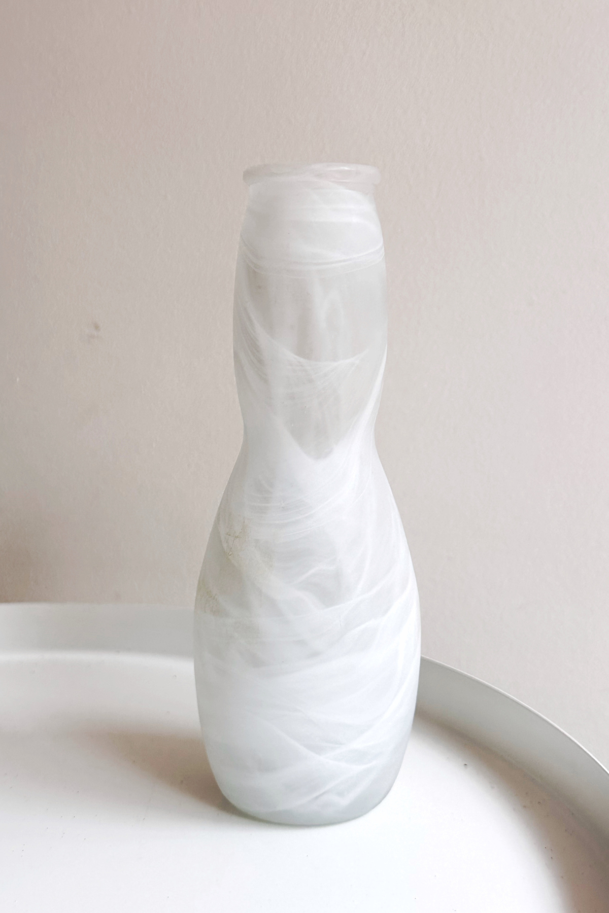 Handmade Turkish White Vase