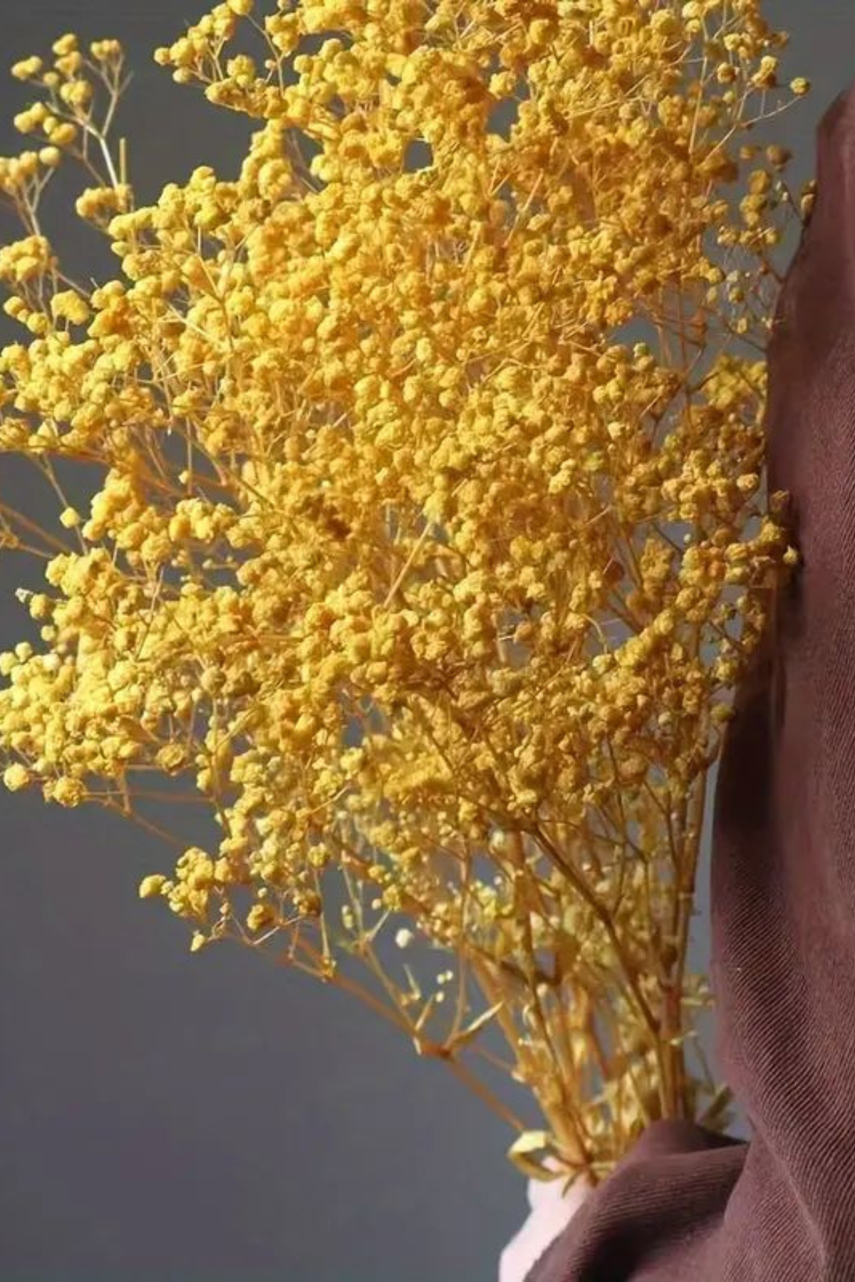 Yellow Baby's Breath Bunch