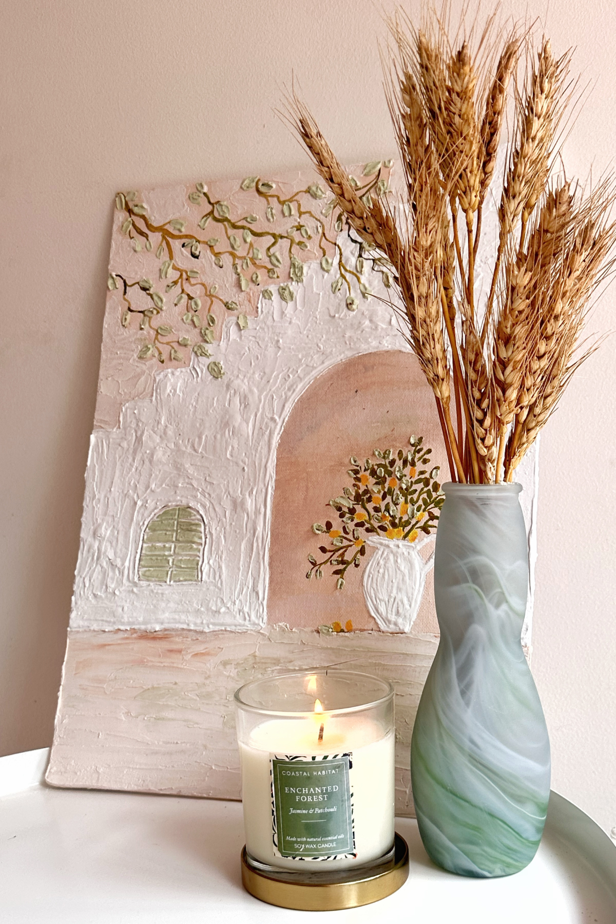 Handmade Turkish Green Vase