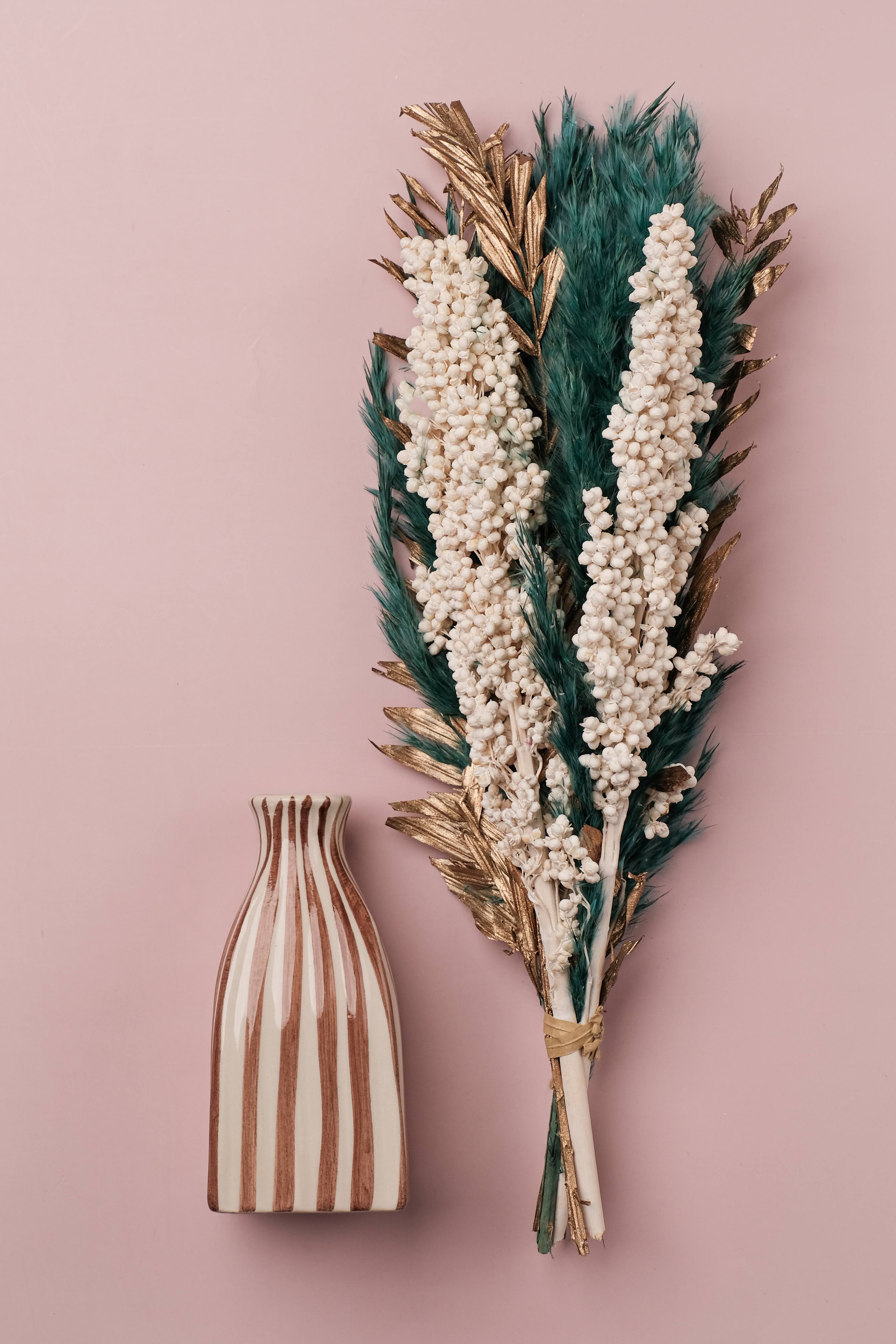 Seashore bunch and vase combo