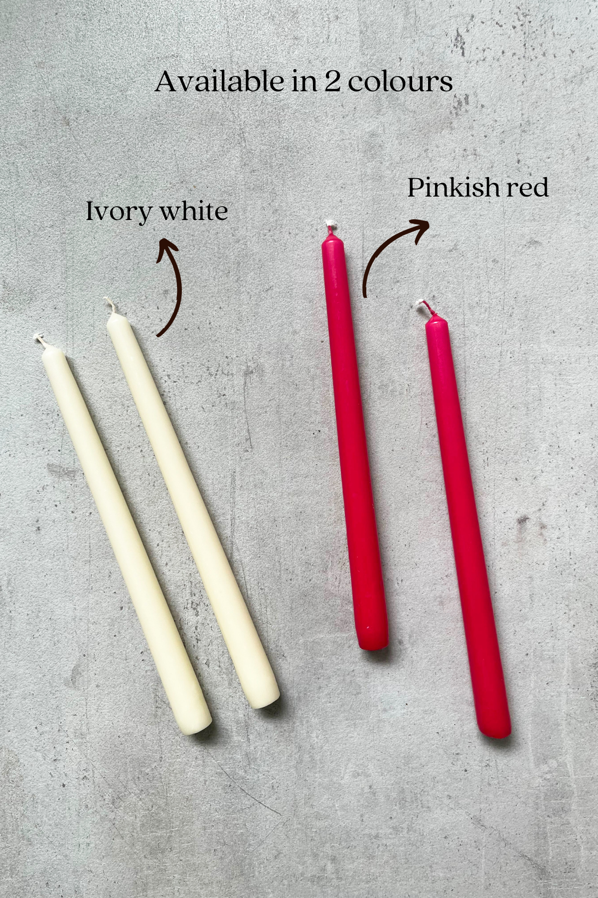 Ivory Tapered Candle (Pack of 4)