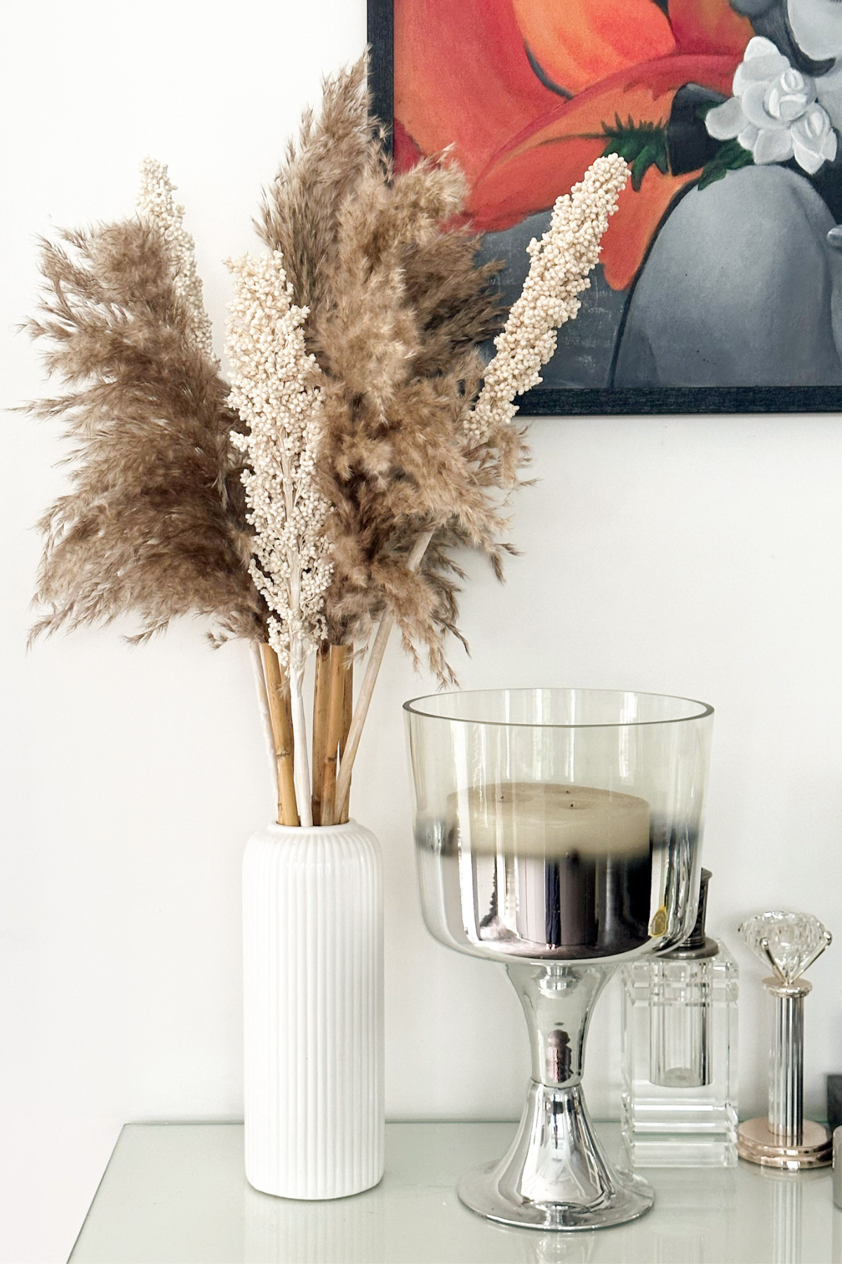 Pampas and Corn stem bundle