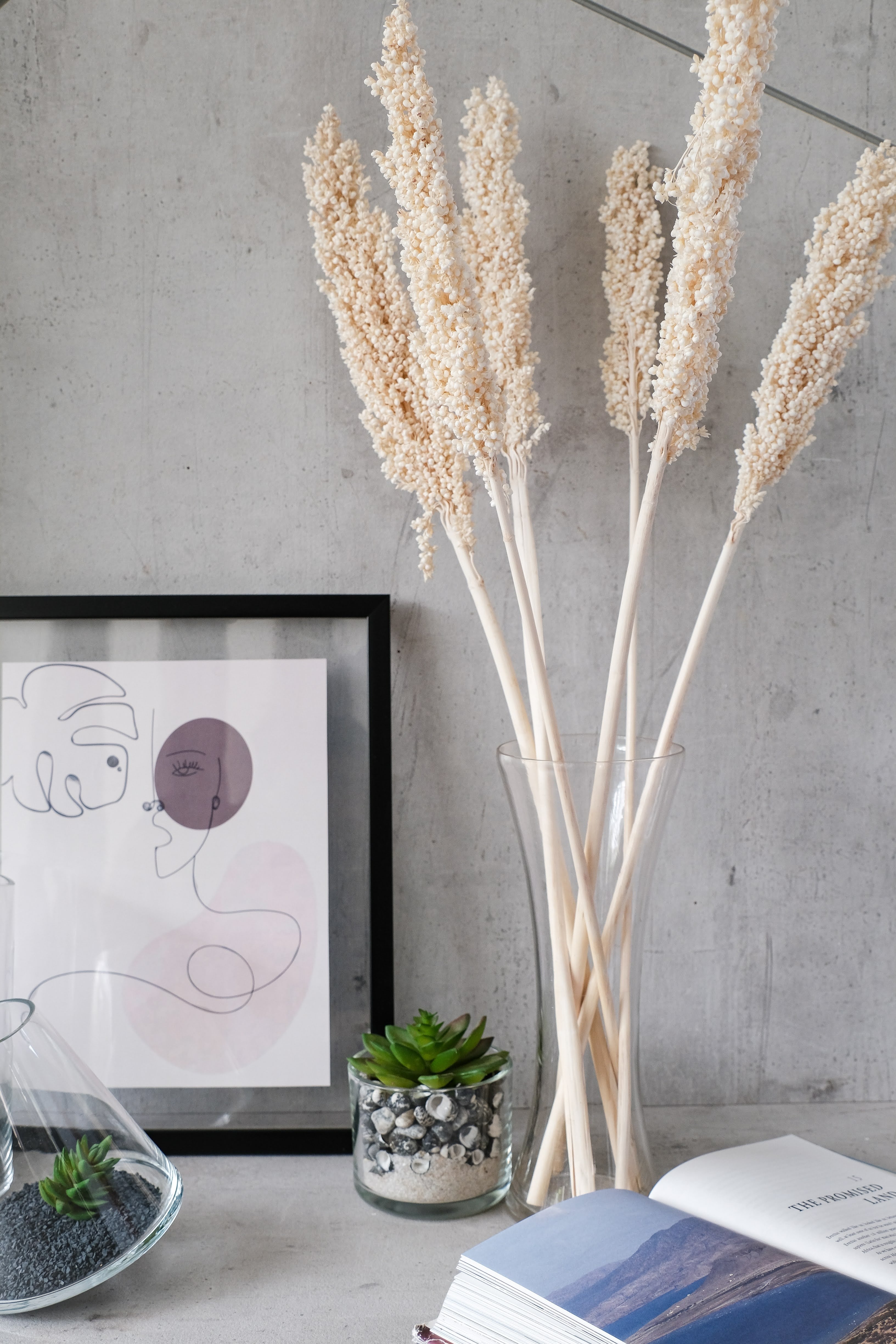 White Corn Stems (Set of 6)