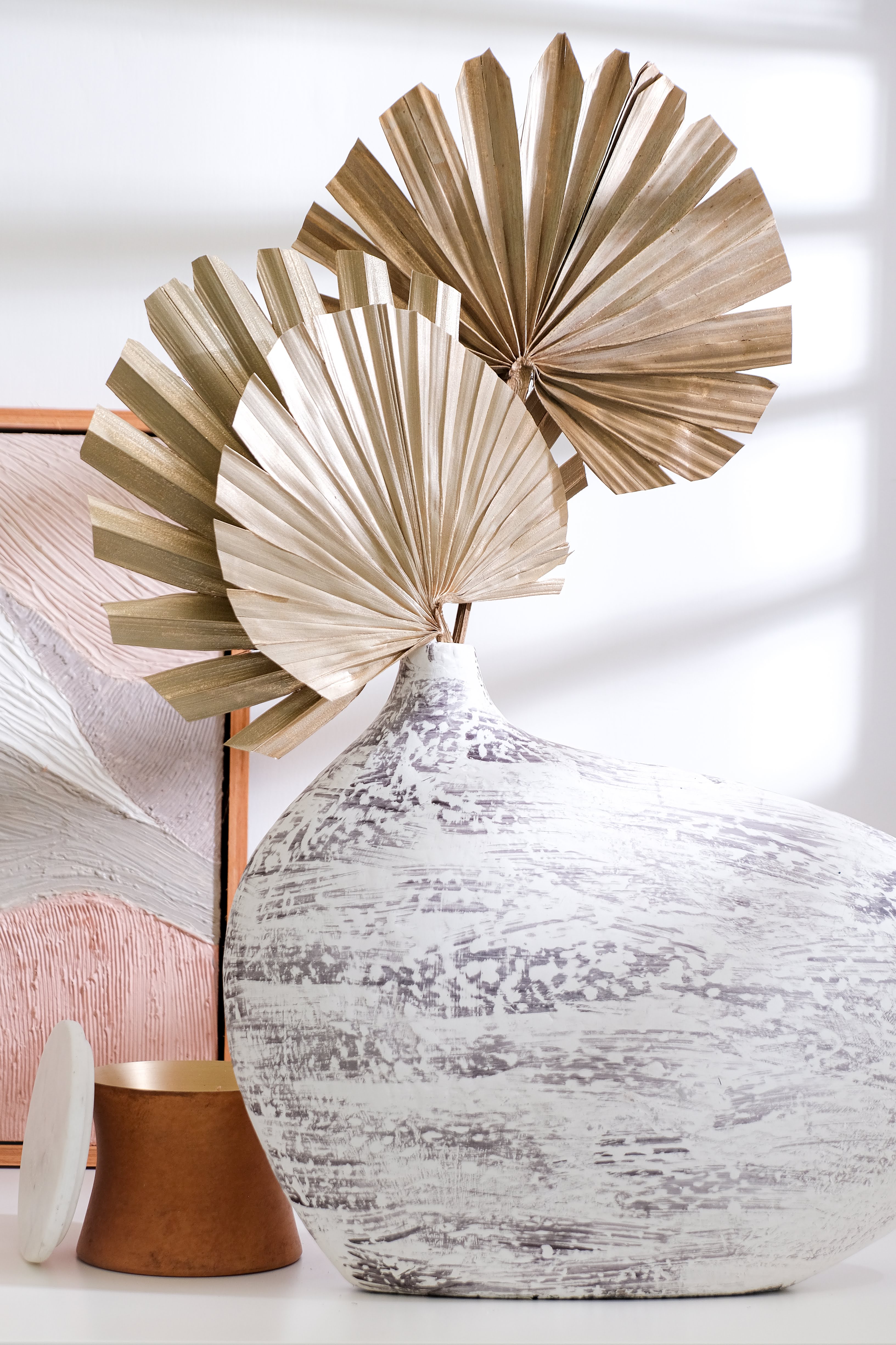 Gold Drip Sun Palm (set of 3)