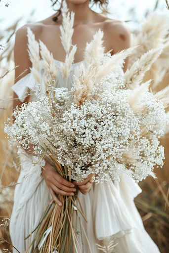 Dried Flower Wedding Bouquet Trends to Watch