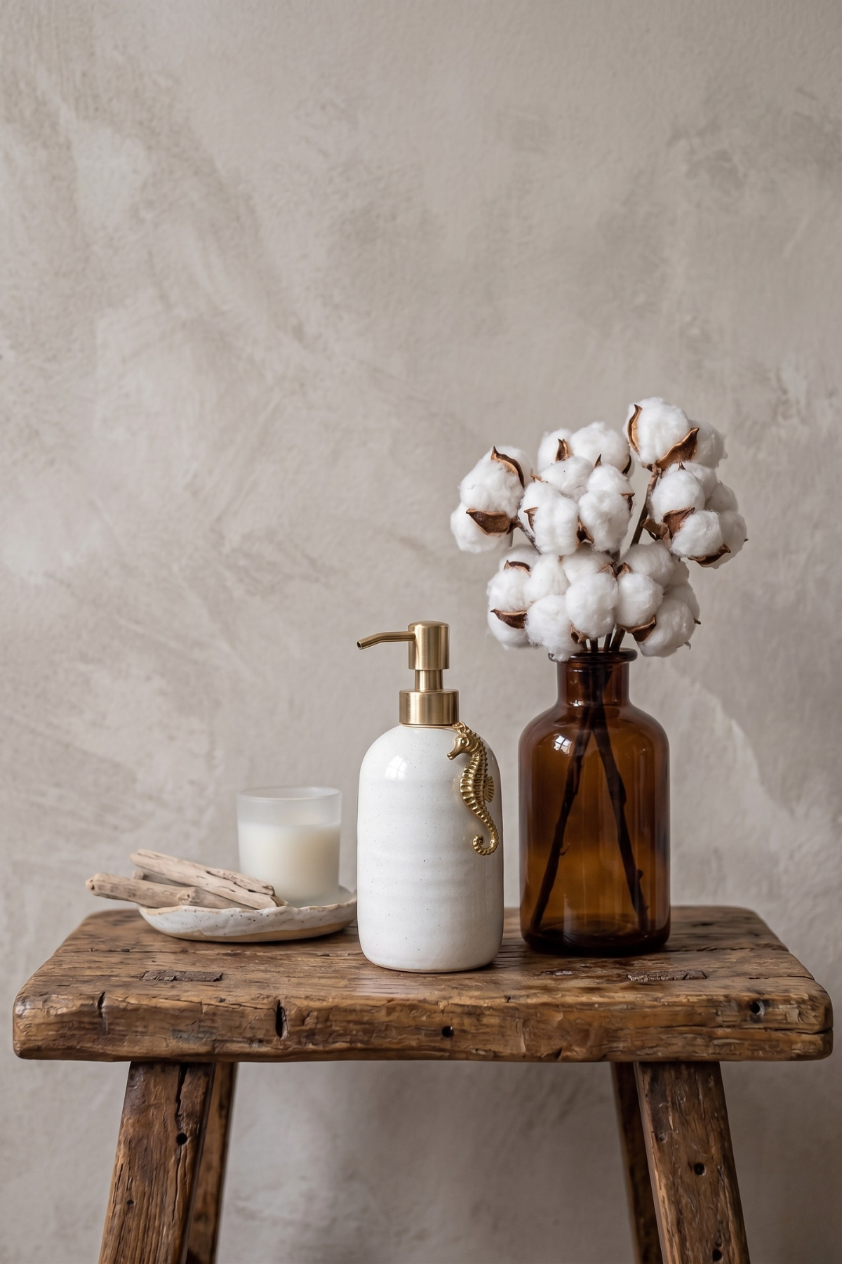 Apothecary Bud Vase and Flower Set