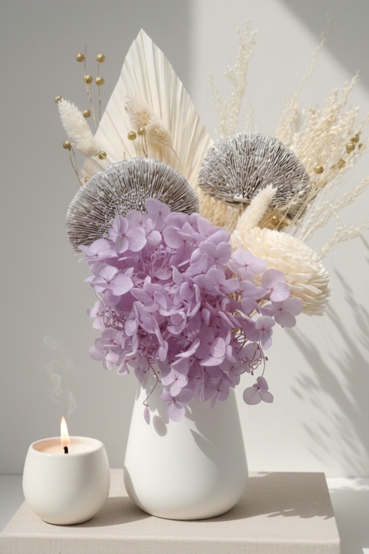 Lilac Dried Flower Set