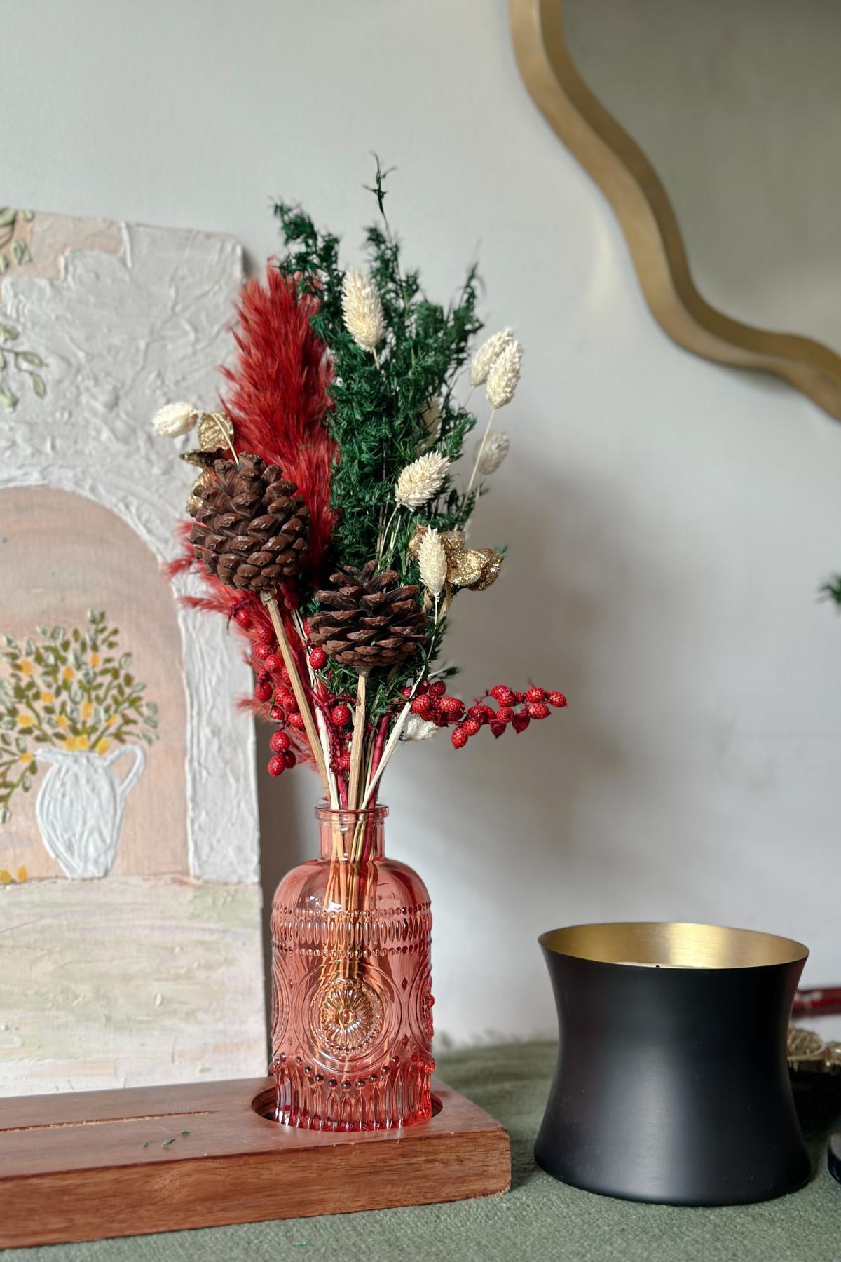 Christmas Bunch and Vase Combo