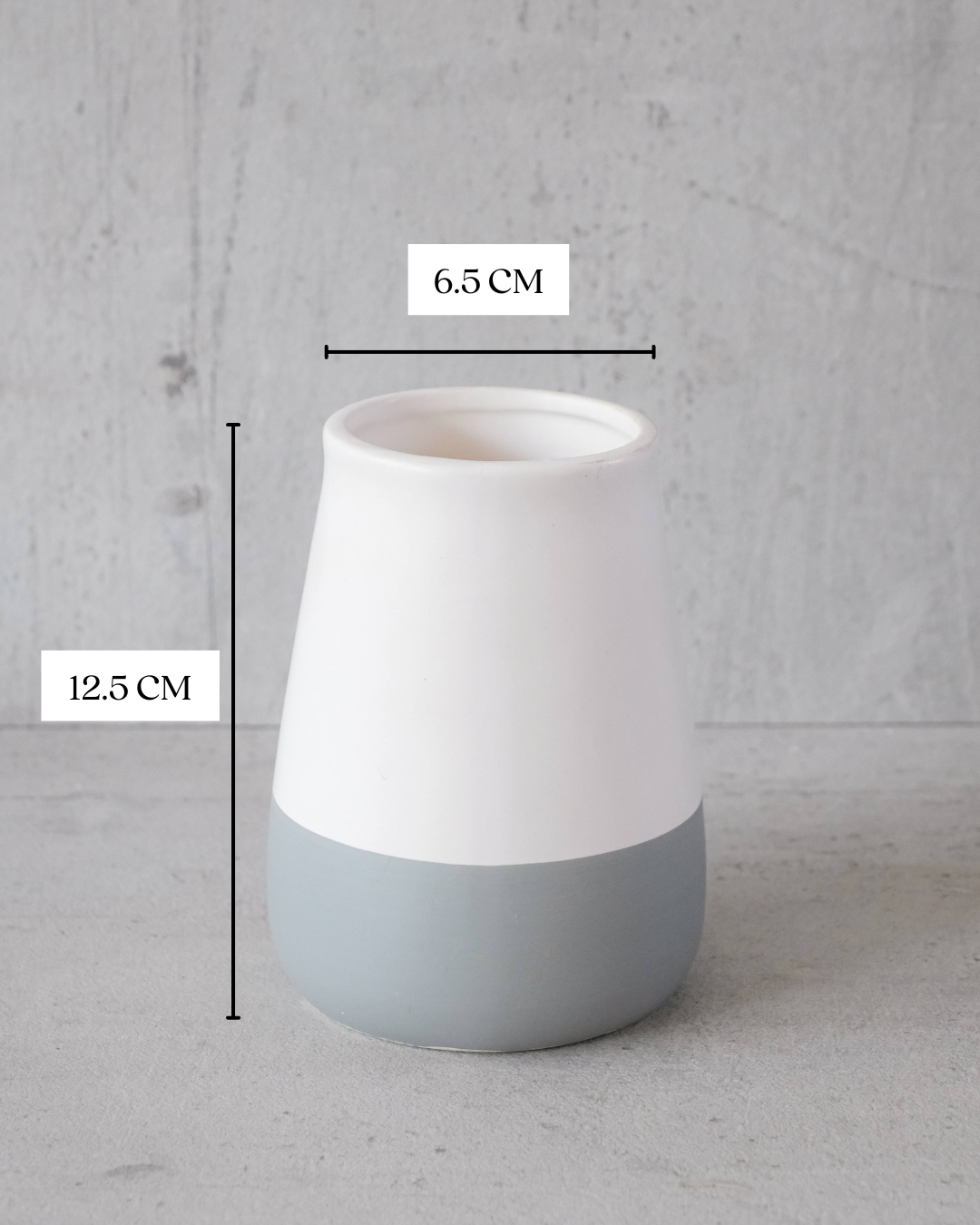 Dual Tone Grey Vase