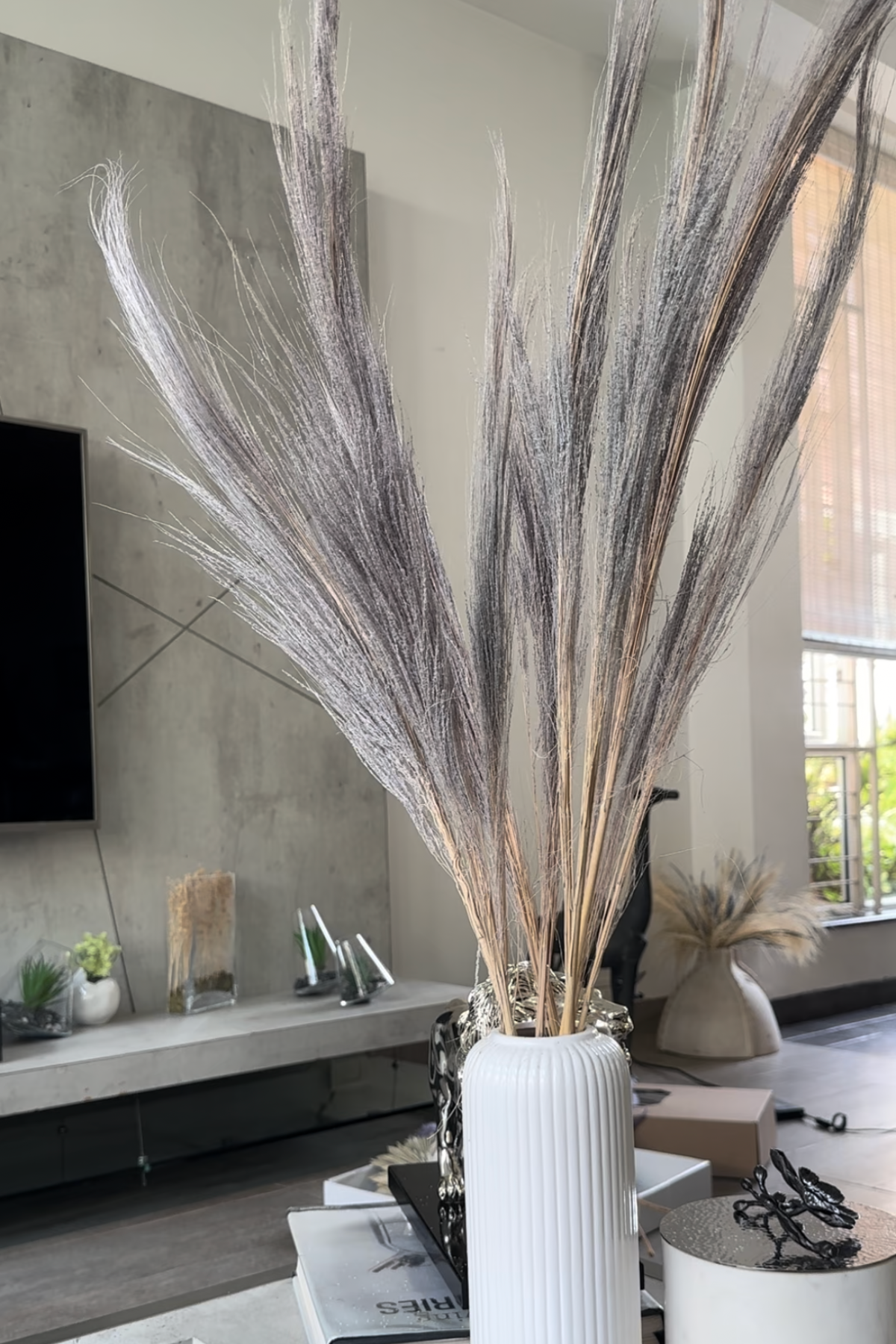 Lilac Feather Pampas