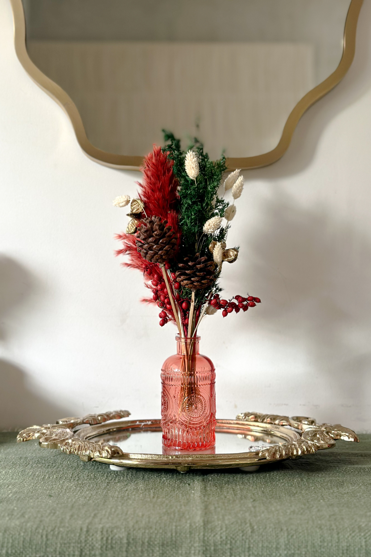 Christmas Bunch and Vase Combo