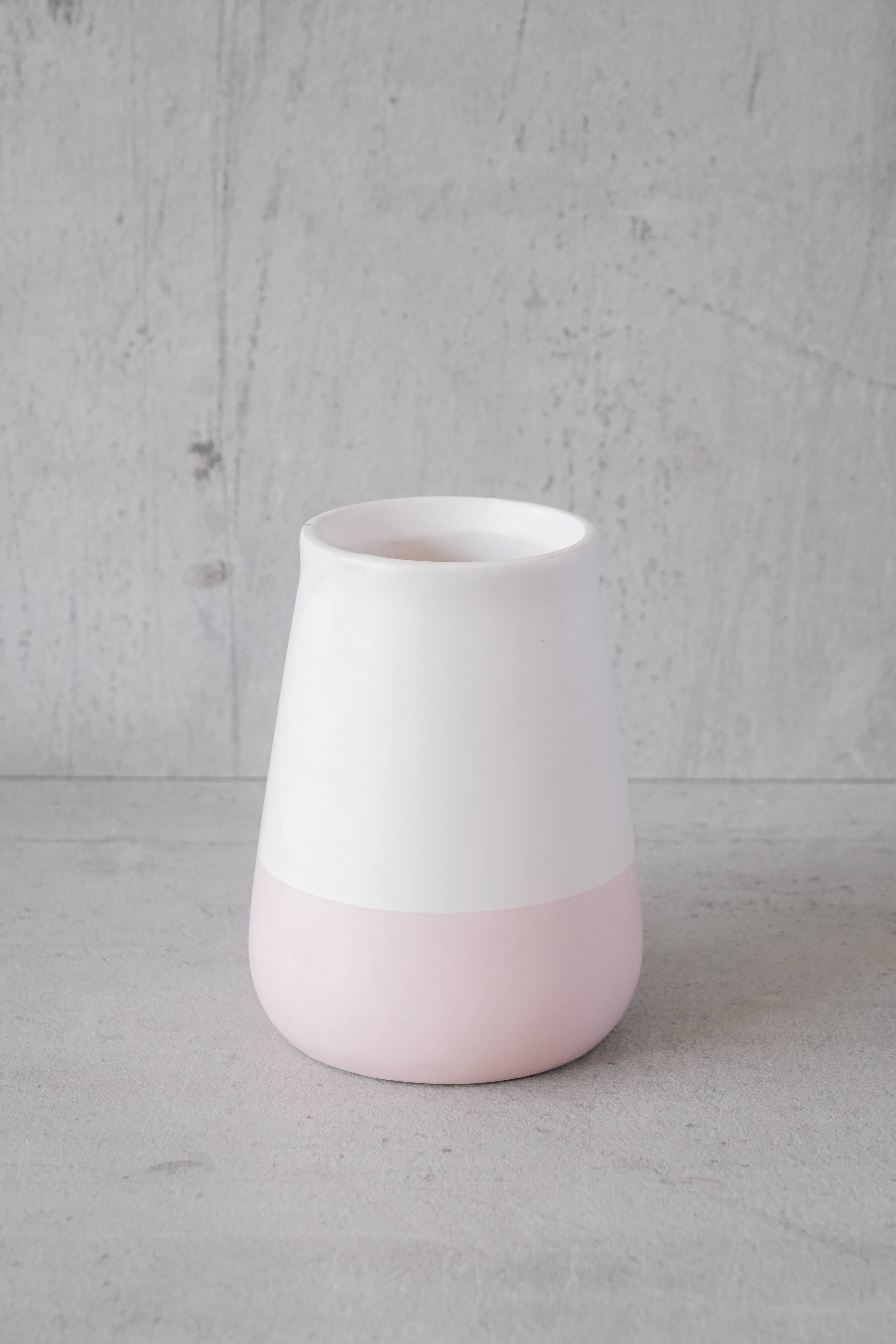 Dual Tone Blush Vase