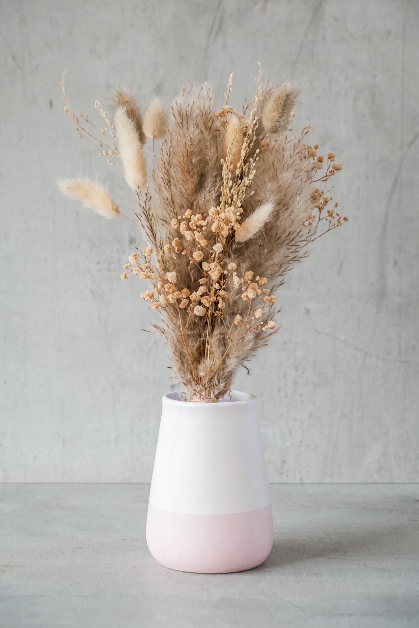 Dual Tone Blush Vase