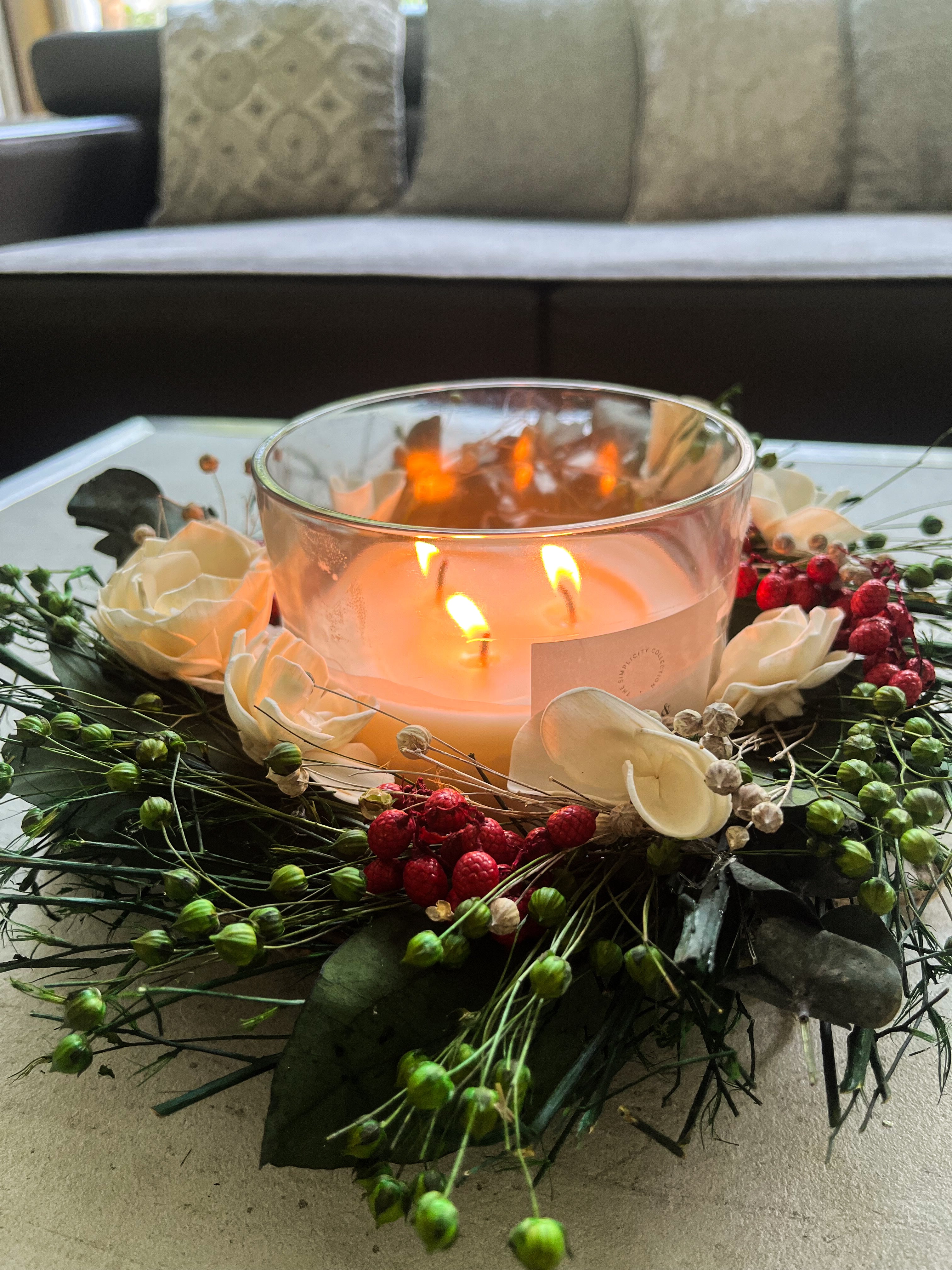 Winter Table Decor