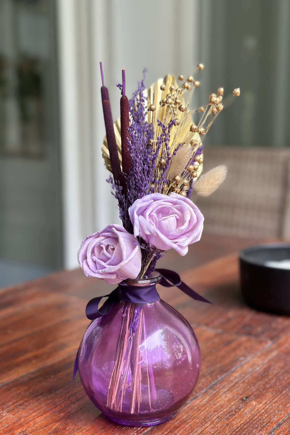 Purple Haze Bunch and Vase Combo
