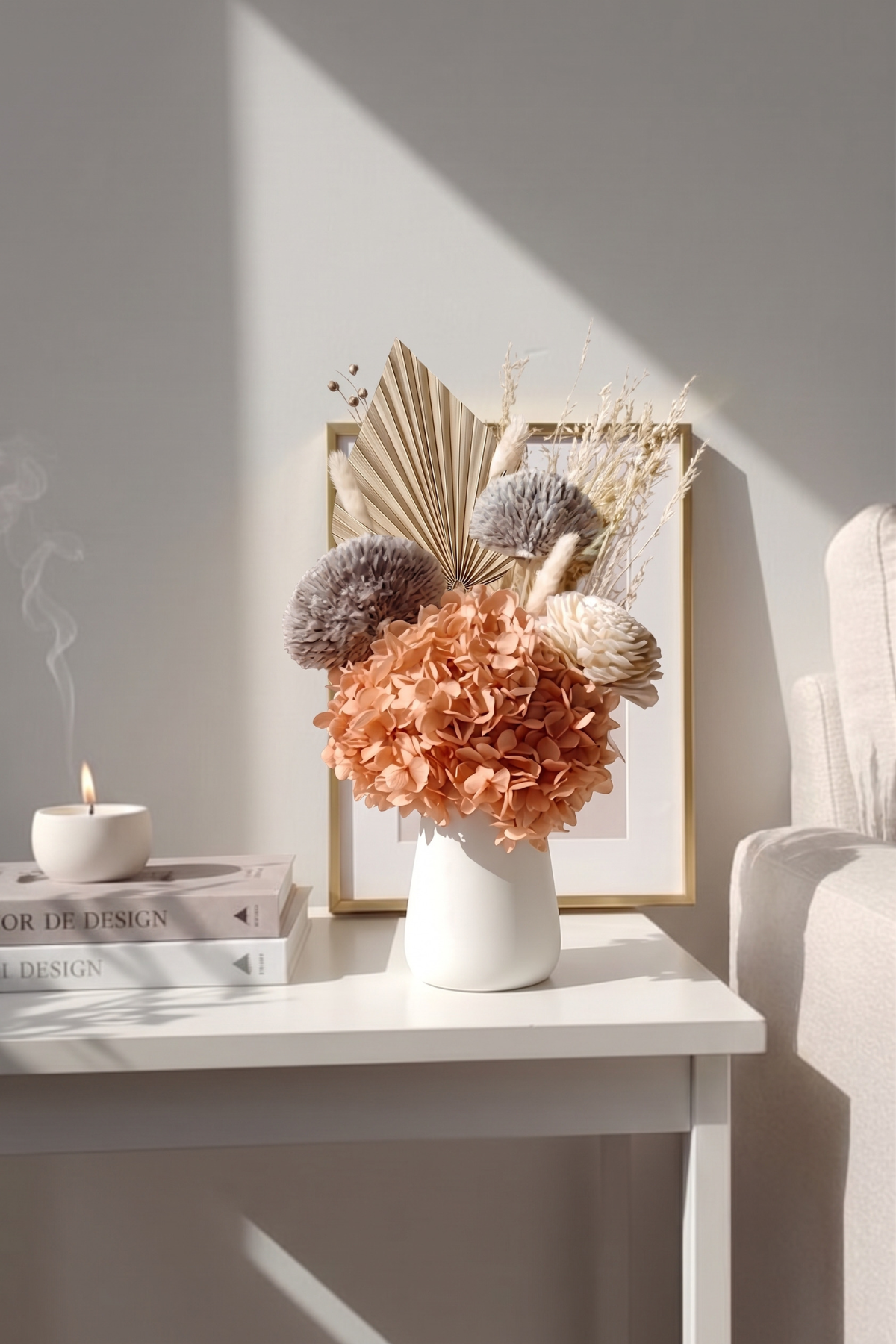 Apricot Dried Flower Set