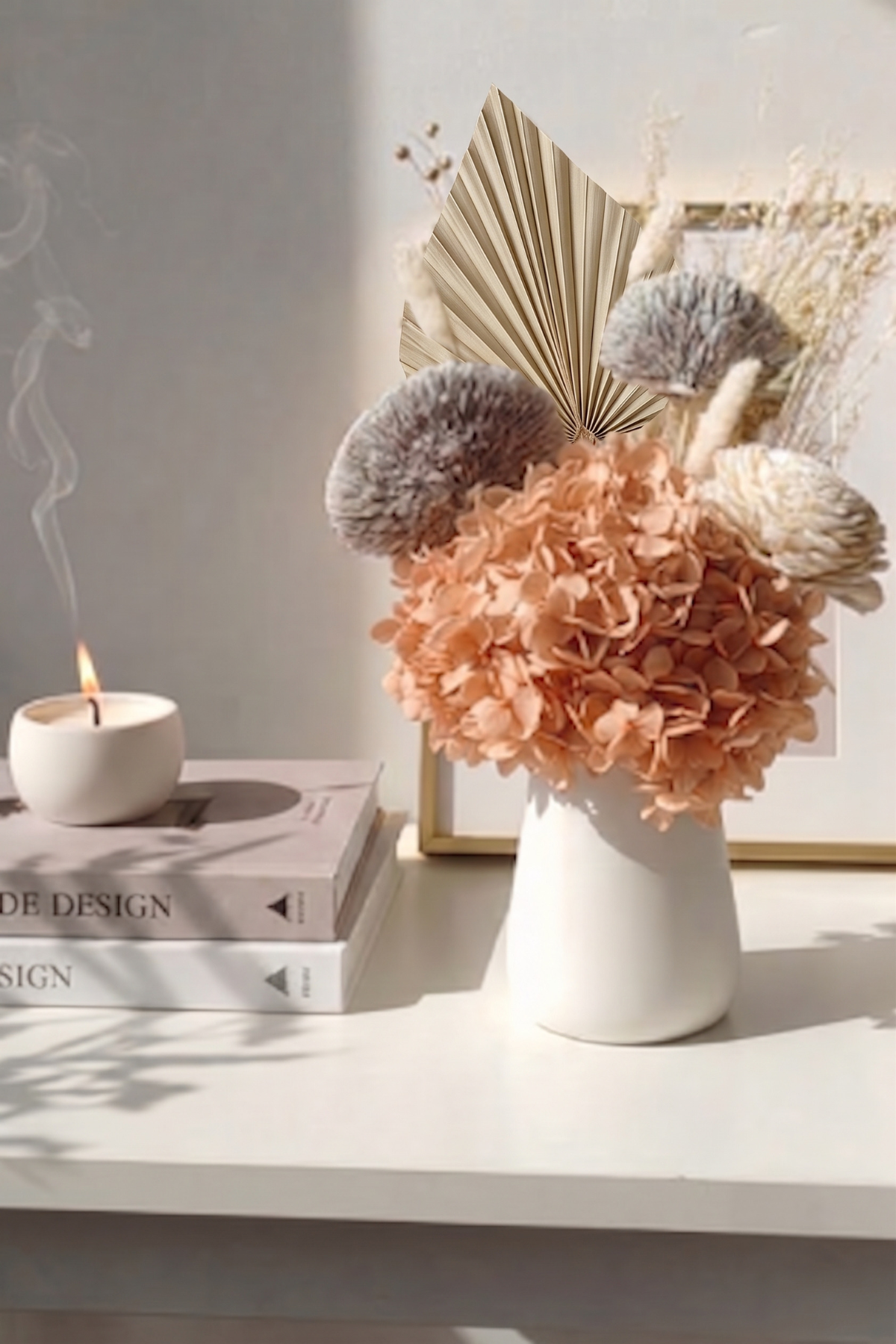 Apricot Dried Flower Set